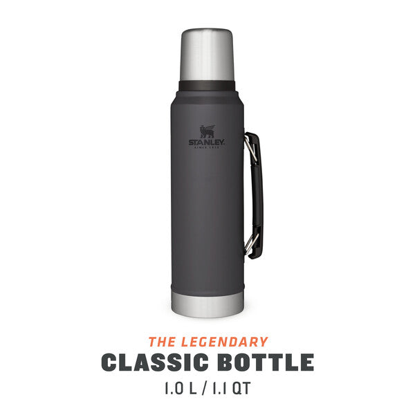 Stanley Classic Legendary Bottle | 1.0L | Charcoal - Shams Shopping Centre Stanley  