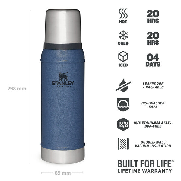 Stanley Classic Legendary Bottle | 0.75L | Hammertone Lake - Shams Shopping Centre Stanley  