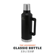 Stanley The Lagendry Classic Bottle 2.3L 10-07935-045 Matte Black Pebble - Shams Shopping Centre Stanley  