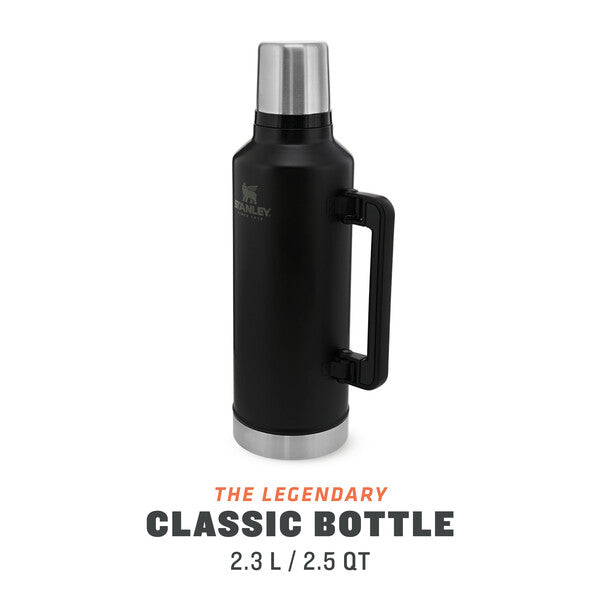 Stanley The Lagendry Classic Bottle 2.3L 10-07935-045 Matte Black Pebble - Shams Shopping Centre Stanley  