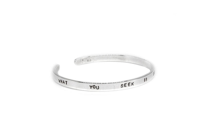 AMNA What You Seek Rumi Plain Cuff Jewelry ASJ-B06