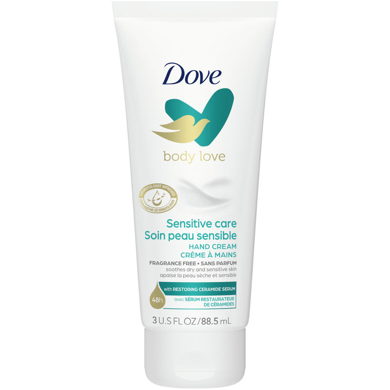 Dove Body Love Sensitive Care Hand Cream 88.5ml - Shams Shopping Centre Dove  