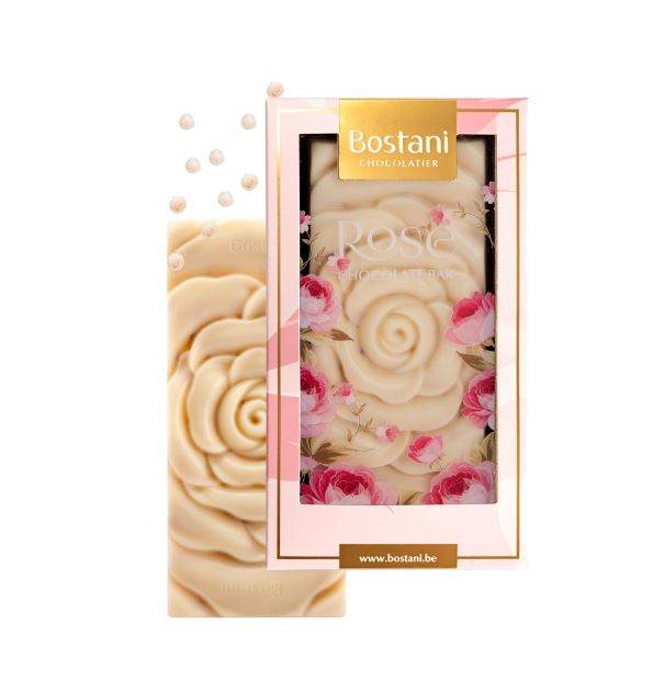 Bostani Rose Shaped White Chocolate with Crispy 35g - Shams Shopping Centre Bostani  