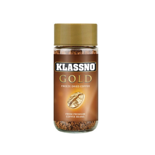 Klassno Gold Freeze Dried Coffee Glass Jar 100g