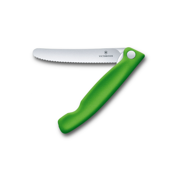 Victorionox Folding Knife Wavy Green 6.7836.F4B - Shams Shopping Centre Victorinox  