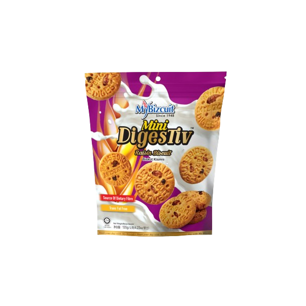 My Bizcuit Mini Digestive Raisin Biscuit 120g - Shams Shopping Centre My Bizcuit  