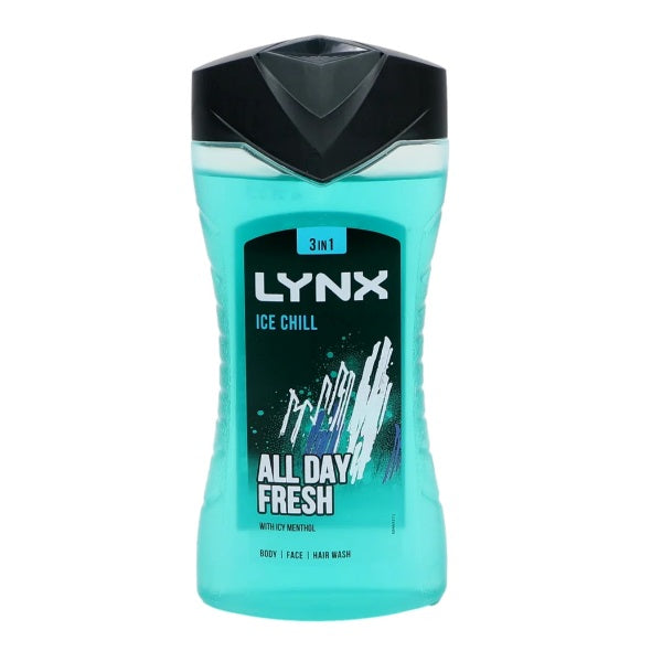 LYNX Ice Chill Menthol Body Wash 225ml - Shams Shopping Centre Lynx  