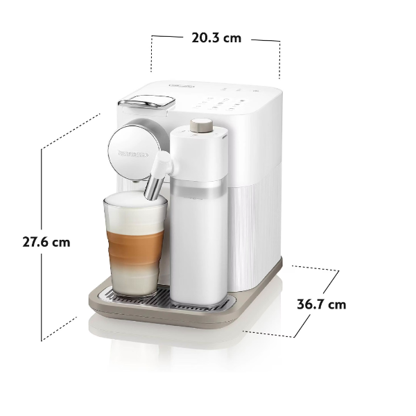 Nespresso De Longhi Gran Lattissima Coffee Machine White Shams Shopping Centre