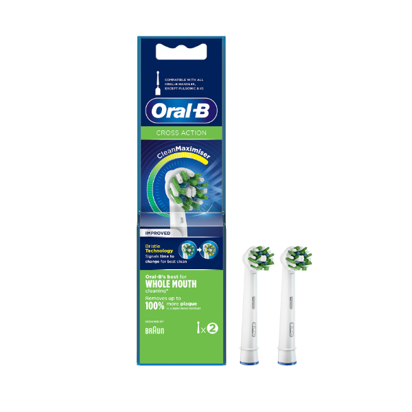 Oral-B Braun Cross Action Head 2pcs - Shams Shopping Centre Oral-B  