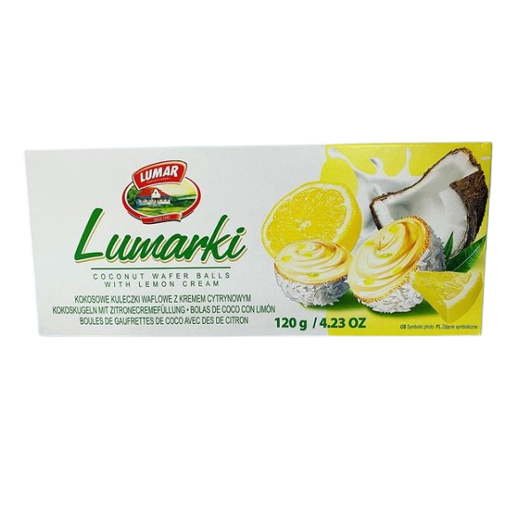Lumar Lumarki Coconut Waffer With Lemon 120g