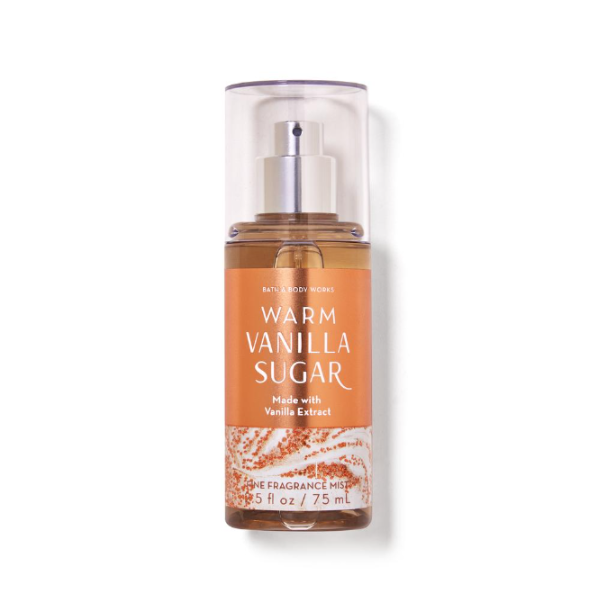 BBW Warm Vanilla Sugar Fragrance Mist 75ml - Shams Shopping Centre Bath & Body Works  