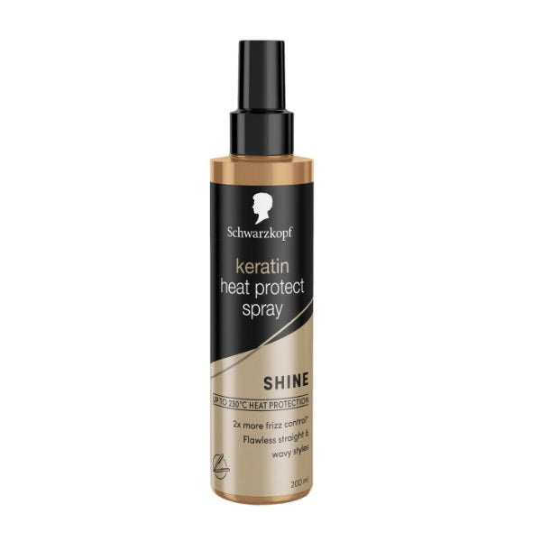 Schwarzkopf Styling Keratin Heat Protection Hair Spray 200ml - Shams Shopping Centre Schwarzkopf  
