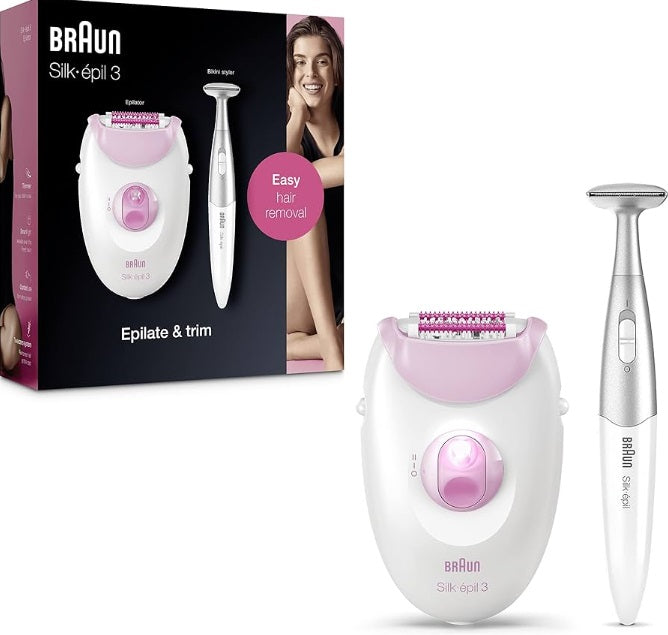 Braun Silk-Epil 3 Eeasy Epilator se3-321 - Shams Shopping Centre Braun  