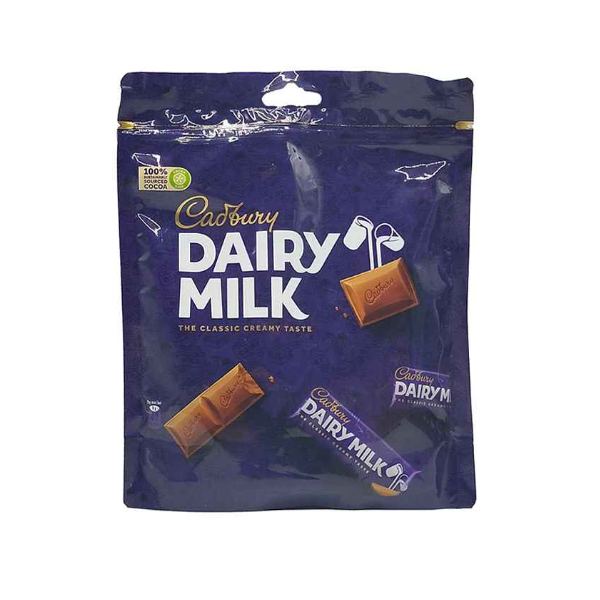 Cadbury Dairy Milk Classic Chocolate Pouch 160g - Shams Shopping Centre Cadburys  