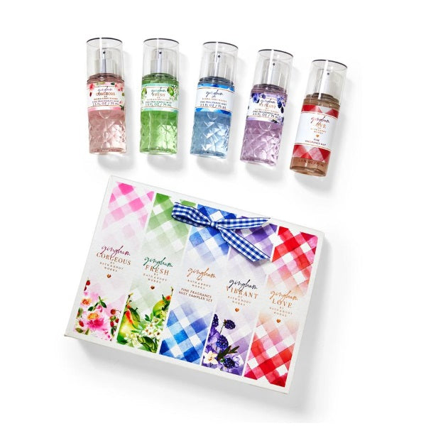 BBW Gingham Mist Gift Set - Shams Shopping Centre Bath & Body Works  