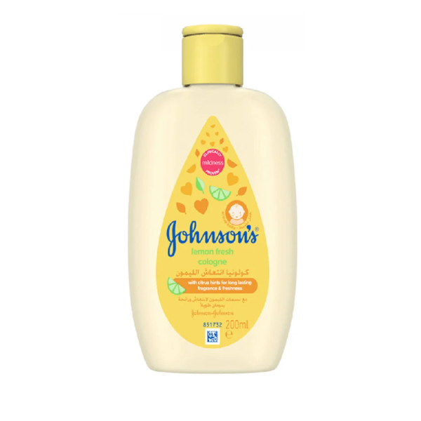 Johnson's Lemon Fresh Baby Cologne 200ml - Shams Shopping Centre Johnsons  