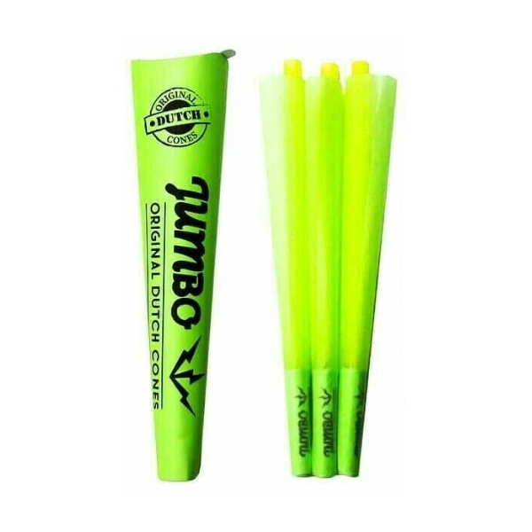 Dutch Jumbo Green Cones King Size 3pcs - Shams Shopping Centre Dutch Jumbo  