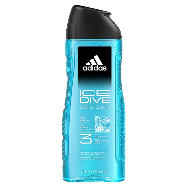 Adidas Ice Dive Shower Gel 3In1 400ml - Shams Shopping Centre Addidas  