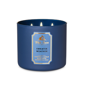BBW White Barn Sweater Weather Scented Candle 411g - Shams Shopping Centre Bath & Body Works  