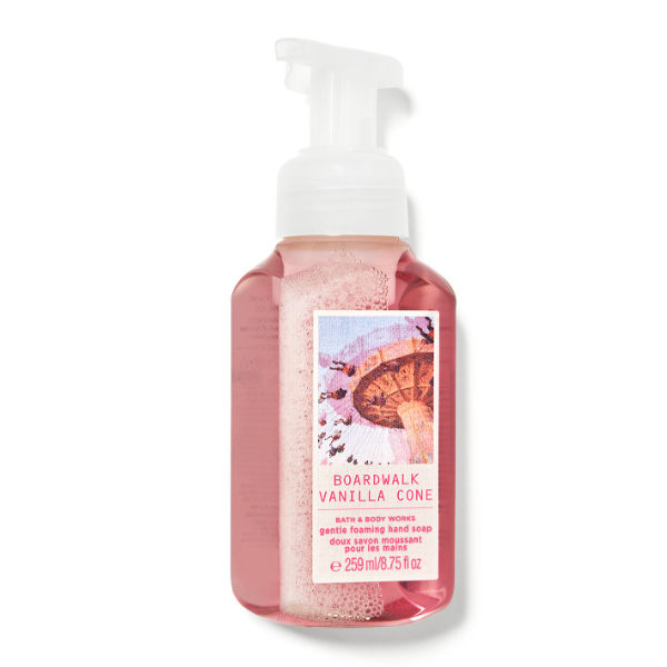 BBW Boardwalk Vanilla Cone Gentle Foaming Hand Soap 259ml - Shams Shopping Centre Bath & Body Works  