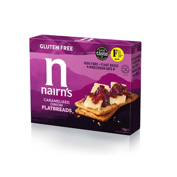 Nairns Gluten Free Caramelized Onion Flatbread 150g - Shams Shopping Centre Nairns  