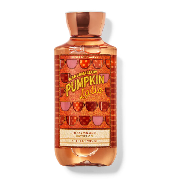 BBW Marshmallow Pumpkin Latte Shower Gel 295ml - Shams Shopping Centre Bath & Body Works  