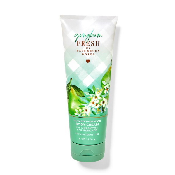 BBW Gingham Fresh Body Cream 226g - Shams Shopping Centre Bath & Body Works  