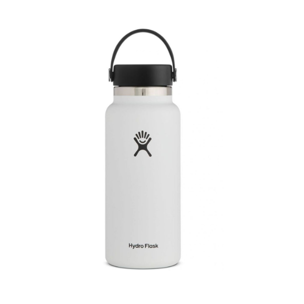 Hydro Flask 32oz Wide Mouth Flex Cap-White - Shams Shopping Centre Hydro Flask  