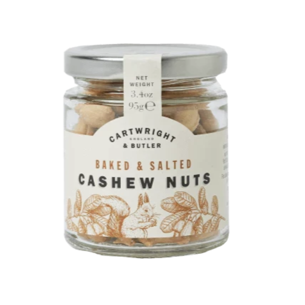 Cartwright & Butler Salted Cashew Nuts in Jar 95g - Shams Shopping Centre Cartwright & Butler  