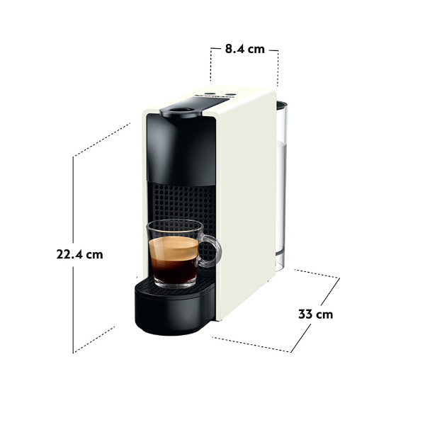 Nespresso Essenza Mini C30 White Coffee Machine