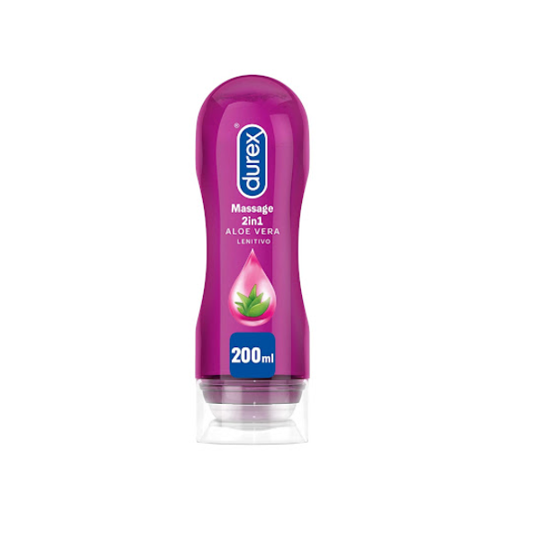 Durex Massage 2 in 1 Aloe Vera Gel 200ml