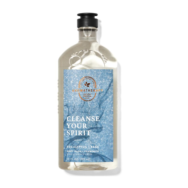 BBW Aromatherapy Cleanse Your Spirit Body Wash 295ml - Shams Shopping Centre Bath & Body Works  