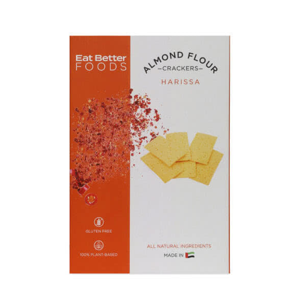 Almond Flour Harissa Crackers 120g - Shams Shopping Centre Almond Flour  