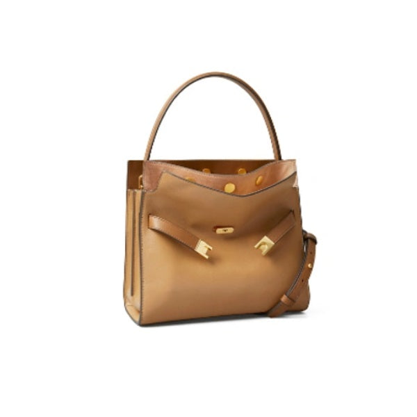 Tory Burch Lee Radzwill Small Double Bag-Tiramisu (SIU) - Shams Shopping Centre Tory Burch  