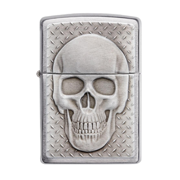 Zippo Lighter Skull W/Brain Surprise 29818