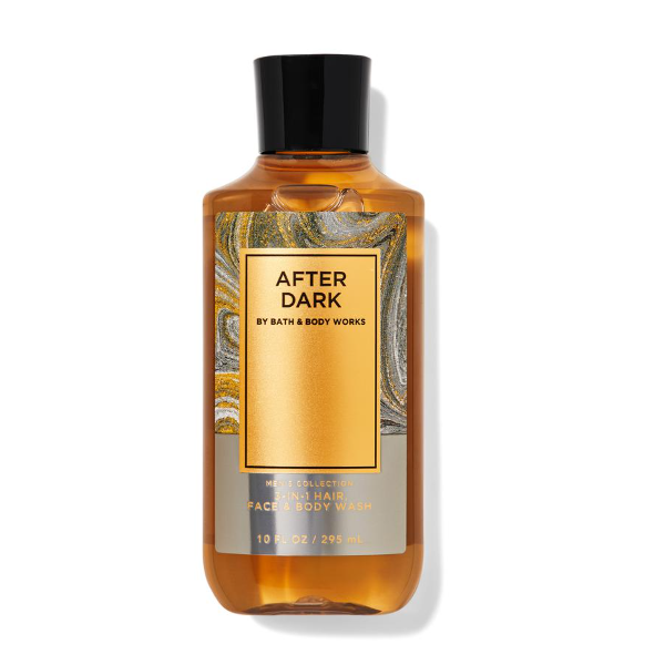 BBW Men's After Dark 3In1 Hair Face & Body Wash 295ml - Shams Shopping Centre Bath & Body Works  