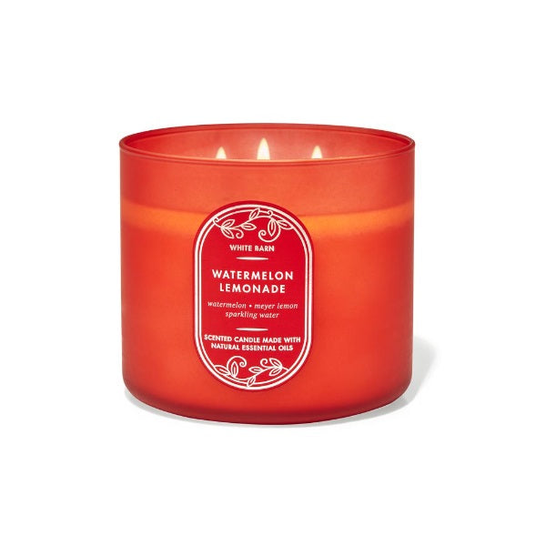 BBW Watermelon Lemonade 3 Wick Scented Candle 411g