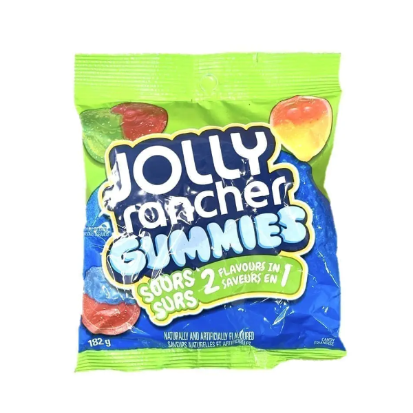 Jolly Rancher Gummies Sours 2 Flavours 182g