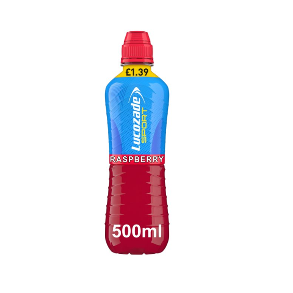 Lucozade Sport Drink Raspberry 500ml - Shams Shopping Centre Lucozade  