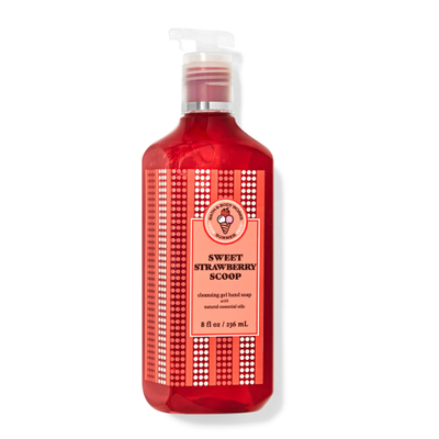 BBW Sweet Strawberry Scoop Cleansing Hand Soap 236ml - Shams Shopping Centre Bath & Body Works  