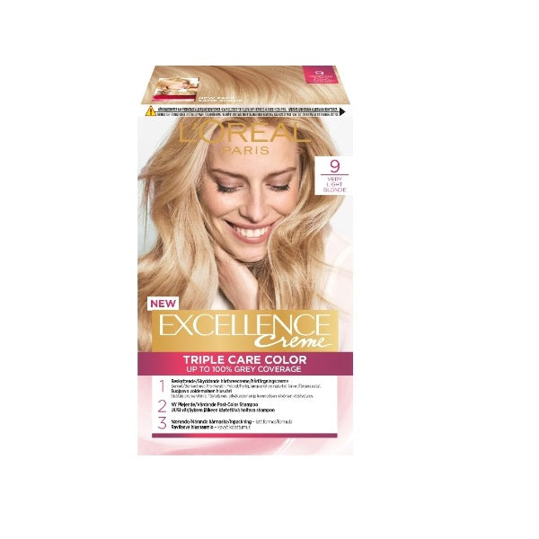 Loreal Excellence Creme 9 Very Light Blonde - Shams Shopping Centre Loreal  
