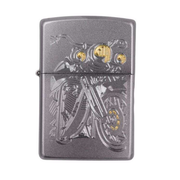Zippo 205 184542 Reg Satin Chrome Mo - Shams Shopping Centre Zippo  