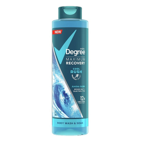 Degree Men Maximum Recovery Cool Rush Body Wash 650ml - Shams Shopping Centre Degree  