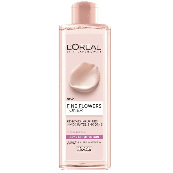 Loreal Fine Flowers Milk Rose & Jasmine 400ml - Shams Shopping Centre Loreal  