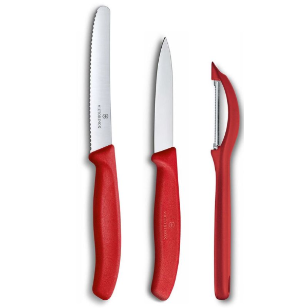Victorinox Knife With Peeler 3 Pc Set 6.7111.31 - Shams Shopping Centre Victorinox  