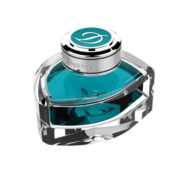 St. Dupont Ink Bottle Turquise Blue 70ml (040161) - Shams Shopping Centre ST Dupont  