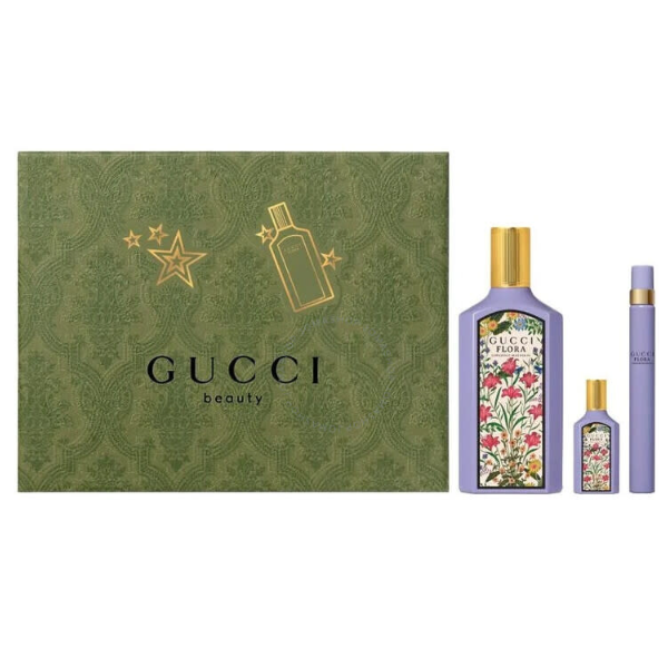 Gucci Flora Gorgeous Magnolia 3p Gift Set - Shams Shopping Centre Gucci  