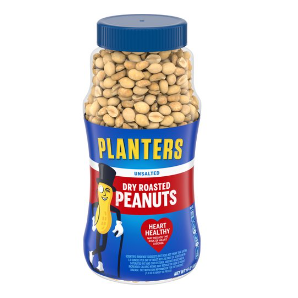 Planters Dry Roasted Unsalted Peanuts 16OZ (453g) - Shams Shopping Centre Planters  