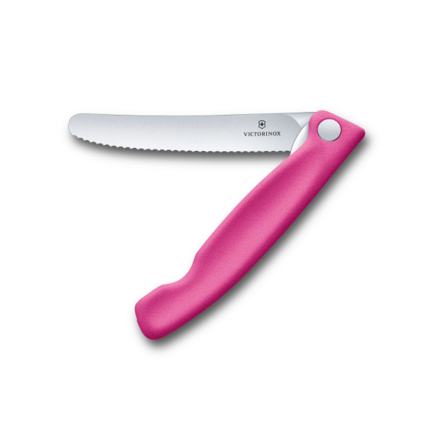 Victorionox 6.7836.FB Folding Knife Wavy Pink - Shams Shopping Centre Victorinox  