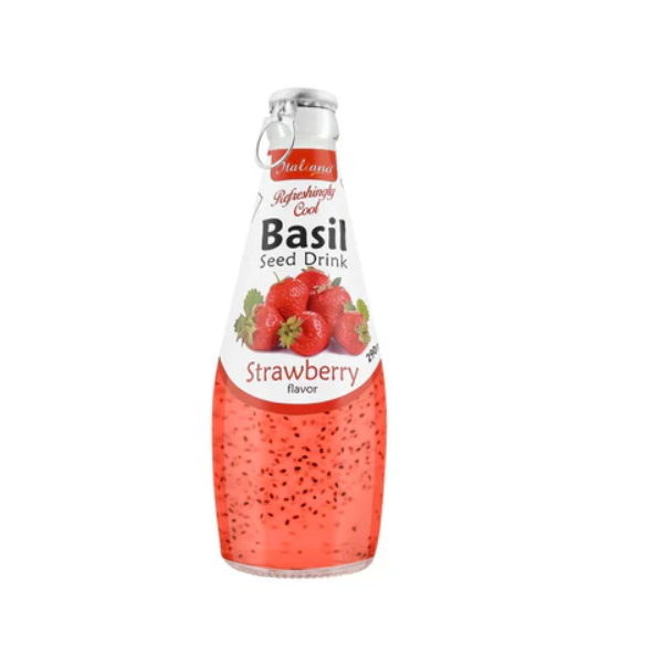 Italiano Basil Seed Drink Strawberry 290ml